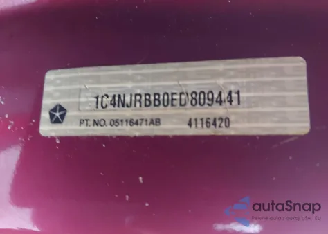 2014 Jeep Patriot Sport from USA, damaged, VIN 1C4NJRBB0ED809441